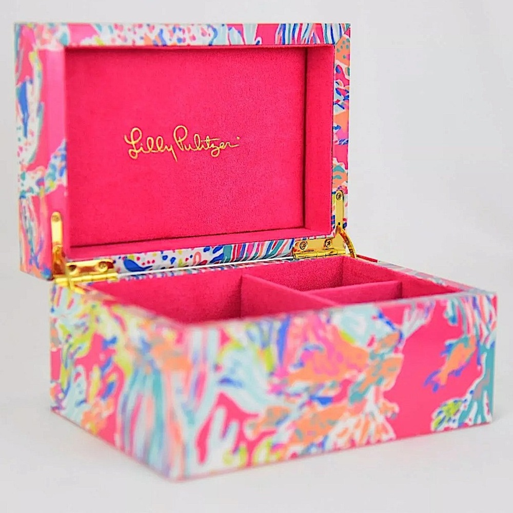 Lilly Pulitzer Dragonfruit Sunken Treasure Box